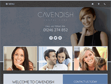 Tablet Screenshot of cavendishdentalcare.co.uk
